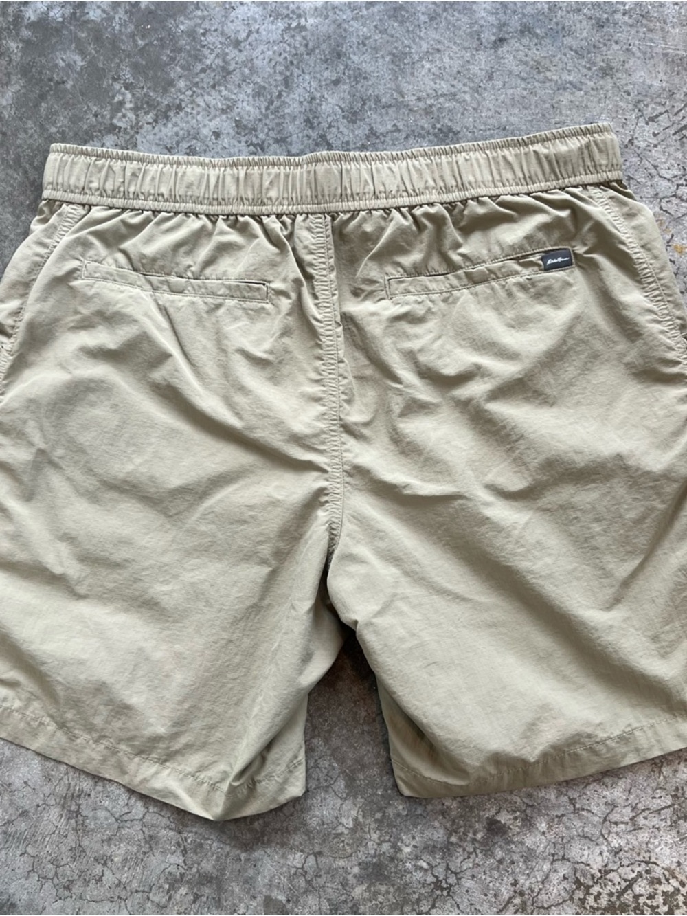 Eddie Bauer Lightweight Elastic Waist Tan Hybrid Shorts - Picture 5 of 14